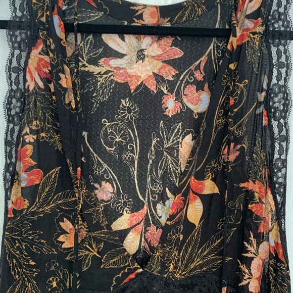 Floral Lacy Free People Dress - Picture 3 of 4